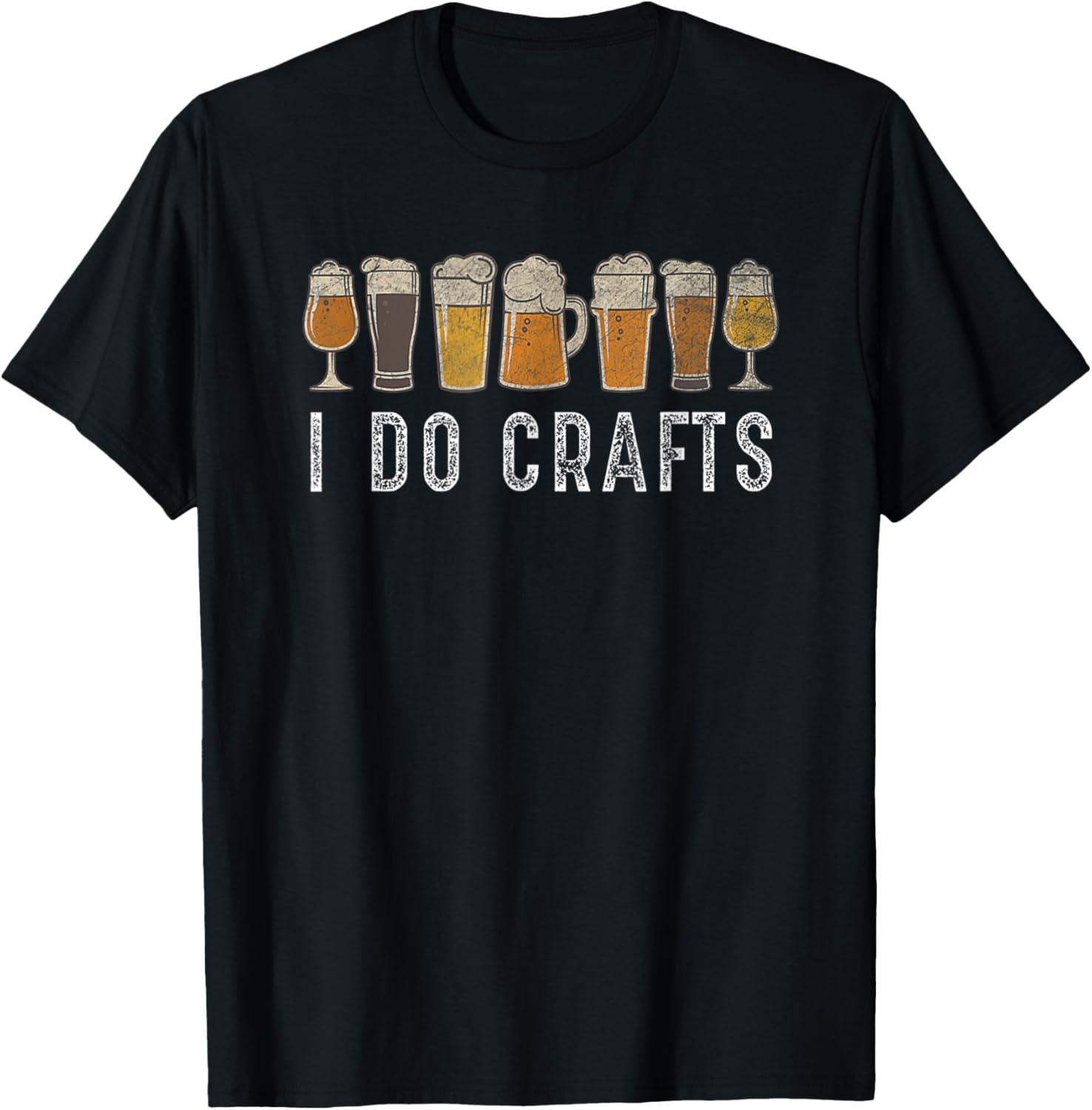 Craft Beer Vintage I Do Crafts Home Brew Art T-Shirt